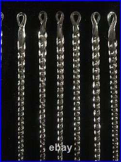 (10) Early 1900s Antique Hand Blown Glass ICICLE Christmas Ornaments Germany