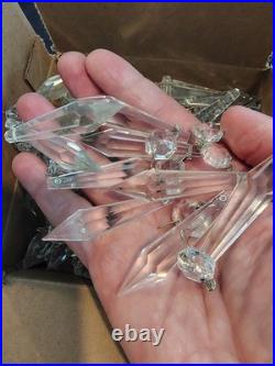 10 lbs bulk Czech Cut Glass Prisms Chandelier crystals 41480 Christmas ornament