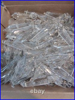 10 lbs bulk Czech Cut Glass Prisms Chandelier crystals 41480 Christmas ornament