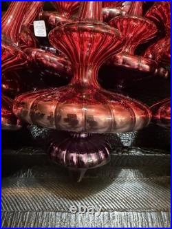 11 Dillards Grandeur Collection Oversized Ombre Glass Finial Ornaments 9 NWT