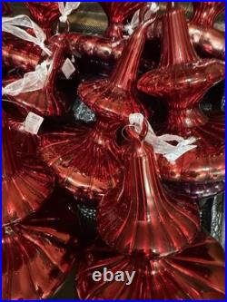 11 Dillards Grandeur Collection Oversized Ombre Glass Finial Ornaments 9 NWT