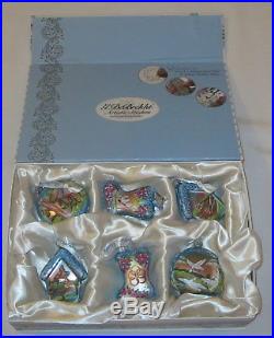 12 Days of Christmas G DeBrekht Ornaments Boxed Set New Glass Hand Painted