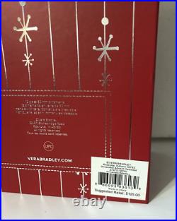 12 Vera Bradley Christmas Ornament Advent Calendar Snow Globes Gift Box FreeShip