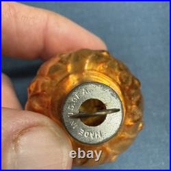 12 Vintage Corning Glass Works Christmas Tree Ornaments in Box WWII era USA