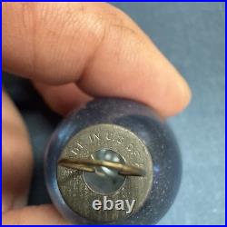 12 Vintage Corning Glass Works Christmas Tree Ornaments in Box WWII era USA