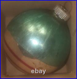 12 Vintage Mercury Glass Christmas Ornament Stencil Jack Be Nimble Shiny Brite