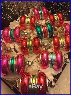 12 Vintage Shiny Brite Premier Christmas Ornaments RARE HTF