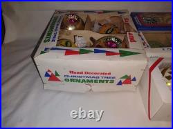 13= 4 Boxes Jumbo Santa Land Mercury Glass Christmas Ornaments Poland+ 3.5&6 13= 4 Boxes Jumbo Santa Land Mercury Glass Christmas Ornaments Poland+ 3.5&6