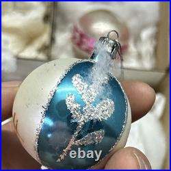 15 VTG Shiny Brite / German Mercury Glass Christmas Ornaments Bumpy Lantern UFO