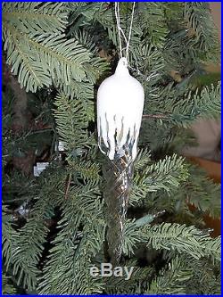 17 Frontgate Christmas Tree Holidays Icicle Ornaments Ornament Iridescent Glass
