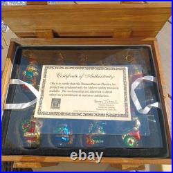 18 VINTAGE Mercury Glass Christmas Ornaments 2002 THOMAS PACCONI Complete Set