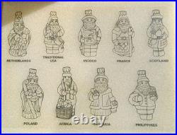 18 VINTAGE Mercury Glass Christmas Ornaments 2002 THOMAS PACCONI Complete Set