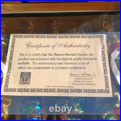 18 Vintage Hand Blown Mercury Glass Ornaments 2002 THOMAS PACCONI Complete