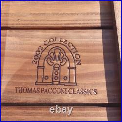 18 Vintage Hand Blown Mercury Glass Ornaments 2002 THOMAS PACCONI Complete