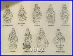 18 Vintage Hand Blown Mercury Glass Ornaments 2002 THOMAS PACCONI Complete