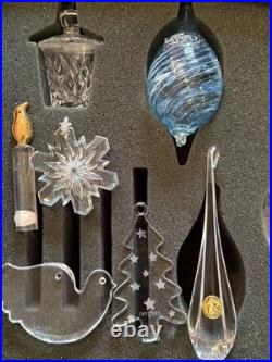 1986 Am Exp Christmas Ornaments From the World's Great Cristalleries Set of 20