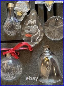 1986 Am Exp Christmas Ornaments From the World's Great Cristalleries Set of 20