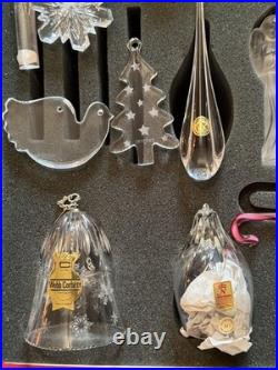 1986 Am Exp Christmas Ornaments From the World's Great Cristalleries Set of 20