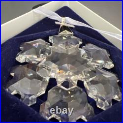 1994 Swarovski Crystal Annual Christmas Snowflake Ornament in Original Box & COA 1994 Swarovski Crystal Annual Christmas Snowflake Ornament in Original Box & COA