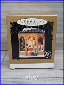 1995 Hallmark Keepsake Coming to See Santa Magic Collector's Series Ornament