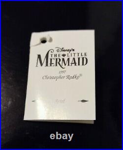 1997 Christopher Radko Disney The Little Mermaid Ariel Glass Ornament Christmas