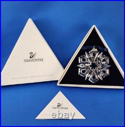 1999 Authentic Austrian Swarovski Christmas Annual 3 Star-Snowflake Ornament