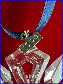 1999 Authentic Austrian Swarovski Christmas Annual 3 Star-Snowflake Ornament