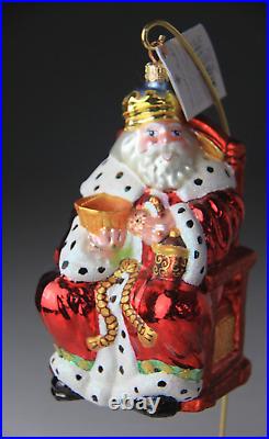 1999 Christopher Radko Old King Cole Glass Christmas Ornament 6