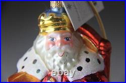 1999 Christopher Radko Old King Cole Glass Christmas Ornament 6