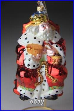 1999 Christopher Radko Old King Cole Glass Christmas Ornament 6