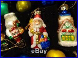 2 Wood Crates Christmas Ornament Sets Glass Vintage Thomas Pacconi Classics