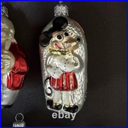 20 Sterling Collection Glass Christmas Ornaments Hand-Crafted Germany Orig Box