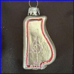 20 Sterling Collection Glass Christmas Ornaments Hand-Crafted Germany Orig Box