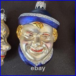 20 Sterling Collection Glass Christmas Ornaments Hand-Crafted Germany Orig Box