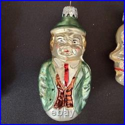 20 Sterling Collection Glass Christmas Ornaments Hand-Crafted Germany Orig Box