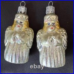 20 Sterling Collection Glass Christmas Ornaments Hand-Crafted Germany Orig Box