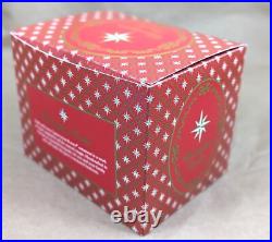 2002 Christopher Radko Ice Ball Beauty Orange 5 Glass Christmas Ornament Flawed 2002 Christopher Radko Ice Ball Beauty Orange 5 Glass Christmas Ornament Flawed