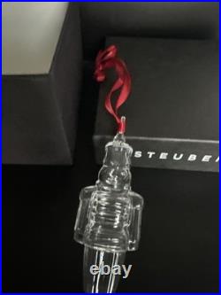 2003 Steuben Art Glass Nutcracker Christmas Ornament