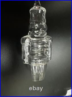 2003 Steuben Art Glass Nutcracker Christmas Ornament 2003 Steuben Art Glass Nutcracker Christmas Ornament