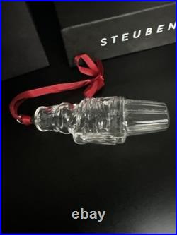 2003 Steuben Art Glass Nutcracker Christmas Ornament