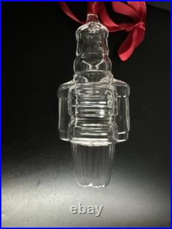 2003 Steuben Art Glass Nutcracker Christmas Ornament