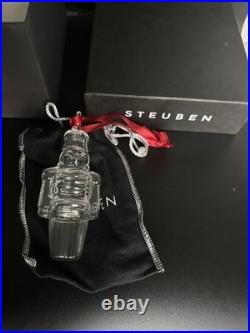2003 Steuben Art Glass Nutcracker Christmas Ornament
