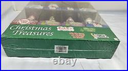 2004 Brass Key Christmas Glass Ornament 8-Pack NEW Frosty, Grinch, Rudolph, Santa