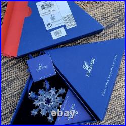2004 Swarovski Crystal Annual Snowflake Ornament Rockefeller 631562 Austria Crys 2004 Swarovski Crystal Annual Snowflake Ornament Rockefeller 631562 Austria Crys