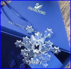 2004 Swarovski Crystal Annual Snowflake Ornament Rockefeller 631562 Austria Crys 2004 Swarovski Crystal Annual Snowflake Ornament Rockefeller 631562 Austria Crys