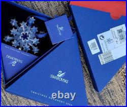 2004 Swarovski Crystal Annual Snowflake Ornament Rockefeller 631562 Austria Crys 2004 Swarovski Crystal Annual Snowflake Ornament Rockefeller 631562 Austria Crys