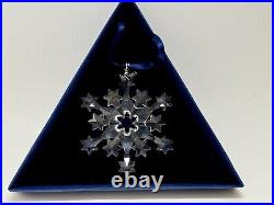 2004 Swarovski Crystal Christmas Ornament Annual Edition Snowflake with Box