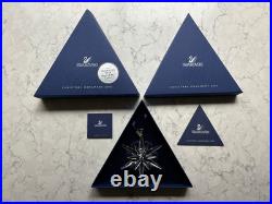 2005 Swarovski Christmas Ornament Snowflake Item 680502 Mint Condition