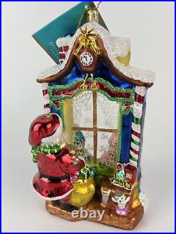 2006 Radko Workshop Wonder Santa and Children Glass Christmas Ornament 1011605