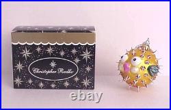 2007 Christopher Radko Puff A Kiss Blown Glass Christmas Ornament New with Tag